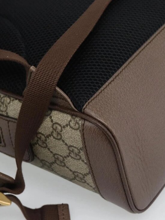 GUCCI GUCCI x Disney GG Supreme Backpack PVC Beige 552884 Auth main image 11